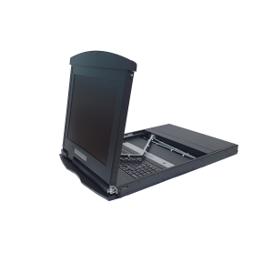 17" 1U Dual rail LCD w/16 port Cat-5 KVM Switch - AL-DU716L