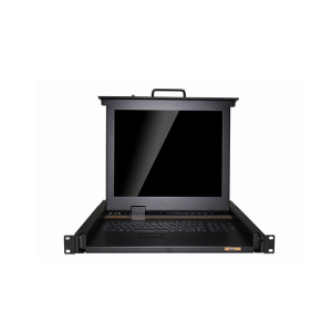 1U rack mount 17" LED Combo Cat 5e/6 KVM switch 32 ports with touch pad+Mouse - AL-UV732P