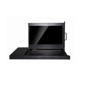 1U rack mount 21.5" LED KVM switch 16 ports HDB-15 with touch pad+Mouse - AL-V2116P